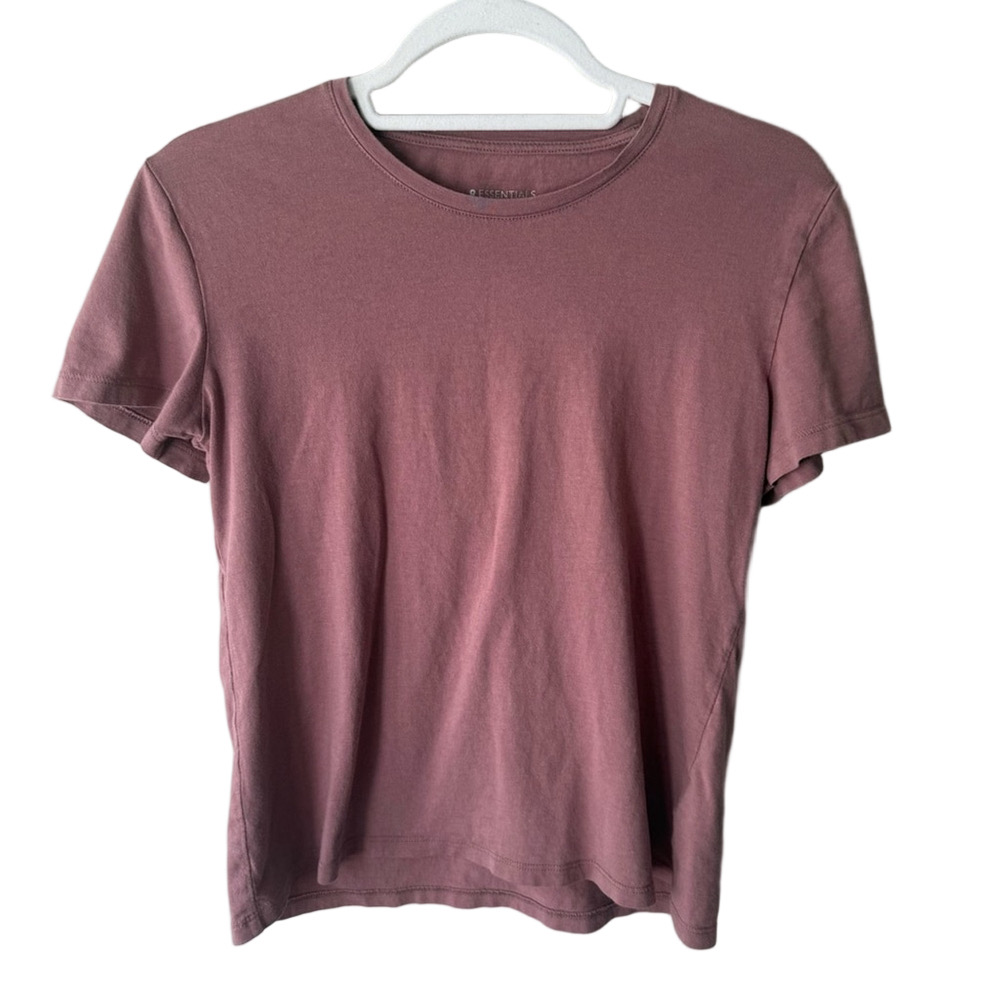 Reitmans Pink Short Sleeve Tee Casual Cotton Crew Neck XS